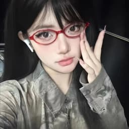Japanese Korean Small Oval Frame Glasses Women Retro Harajuku Eyeglasses Clear Spectacle Blue Light Blocking Eyewears