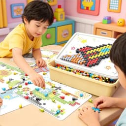 Kid Mushroom Nail Puzzle Creative Activity Toy Montessori Concentration Trainting Fine Motor Skills Development Intelligent Game