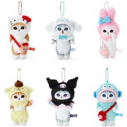 13cm Cattoon Amine Mofusand Plush Doll Toys Stuffed Animals Keychain Bag Small Pendant Hangings Christmas Birthday Gifts