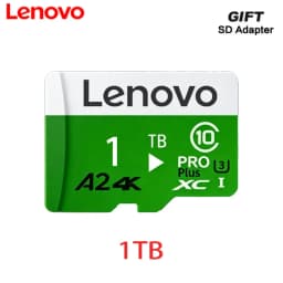 Lenovo Memory Card High Endurance Video Monitoring TF Card 64GB 128GB 512GB Golden Micro TF SD Card For SmartPhone Camera Drones