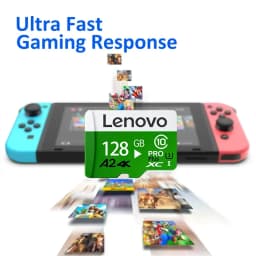 Lenovo Memory Card High Endurance Video Monitoring TF Card 64GB 128GB 512GB Golden Micro TF SD Card For SmartPhone Camera Drones