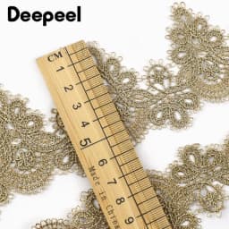 2/5/10Yards 5.8cm Embroidery Lace Ribbon Wedding Dress Laces Trim Garment Decoration Fabric Tape DIY Craft Sewing Accessories