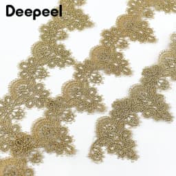 2/5/10Yards 5.8cm Embroidery Lace Ribbon Wedding Dress Laces Trim Garment Decoration Fabric Tape DIY Craft Sewing Accessories