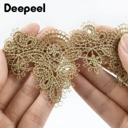 2/5/10Yards 5.8cm Embroidery Lace Ribbon Wedding Dress Laces Trim Garment Decoration Fabric Tape DIY Craft Sewing Accessories