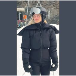 Fashion Hooded Women's Skiwear Jumpsuits Stand Collar Zipper Long Sleeve High Waist Cotton Jumpsuit 2026 Winter Warm Romper