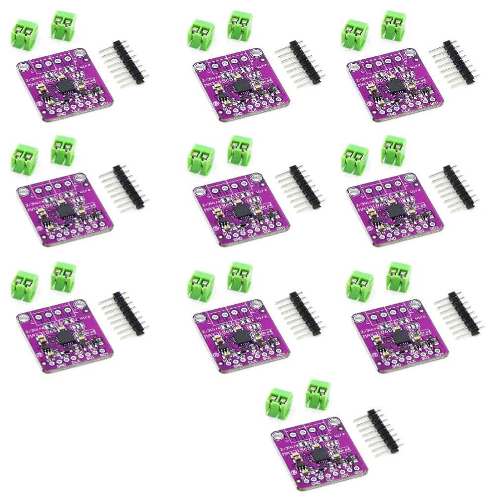 MAX31865 PT100/PT1000 RTD-to-Digital Converter Board Thermocouple Temperature Sensor Amplifier Module for 3.3V/5V Systems