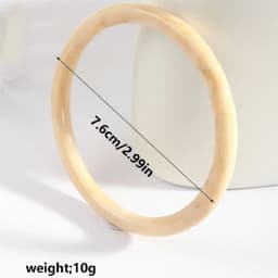 2025 Acrylic Resin Geometric Bracelets for Women Minimalist Chic Irregular Marbling Round Cuff Bangle Fashion Party Jewelry Gift