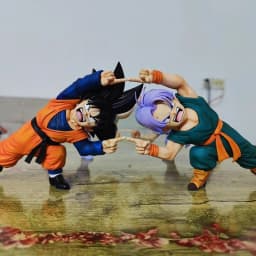 Anime Dragon Ball Z Son Goten Figure Gotenks Trunks Combined Body Action Figures 10cm PVC Statue Collection Model Toys Gifts