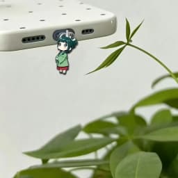 The Apothecary Diaries Maomao 3cm Acrylic Pendant Charging Port Dust Plug Anti Dust Earphone Hole Decor Charms Anime Fan Gifts