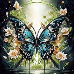 Diamond Painting Kits for Adults,Butterfly Special Shape Diamond Art for Beginners,Diamond Art Painting for Home Decoration Gift