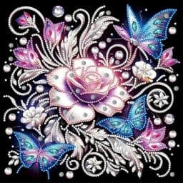 Diamond Painting Kits for Adults,Butterfly Special Shape Diamond Art for Beginners,Diamond Art Painting for Home Decoration Gift