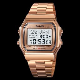 SKMEI 2113 Mens Prayer Azan Compass Alarm Hijri Islamic Digital Wristwatches New Back Light Display Stopwatch Sports Watches