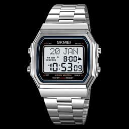 SKMEI 2113 Mens Prayer Azan Compass Alarm Hijri Islamic Digital Wristwatches New Back Light Display Stopwatch Sports Watches