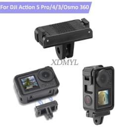 For DJI Action 5 Pro Camera Acceoories Magnetic Two Claw Adapter 1/4 Thread Universal Port Bracket For DJI Action 4/3/Osmo 360