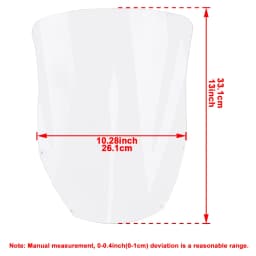 For Suzuki DR650 DRZ400S DRZ400SM Honda CRF250L Yamaha WR450F Motorcycle Windscreens Deflectors Windshield Deflector Protector