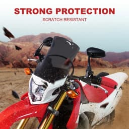 For Suzuki DR650 DRZ400S DRZ400SM Honda CRF250L Yamaha WR450F Motorcycle Windscreens Deflectors Windshield Deflector Protector