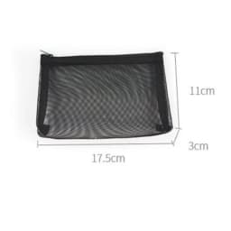 1PCS Women Men Necessary Cosmetic Bag Transparent Travel Organizer Fashion Small Large Black Toiletry Bags Makeup Pouch