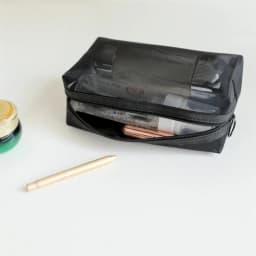 1PCS Women Men Necessary Cosmetic Bag Transparent Travel Organizer Fashion Small Large Black Toiletry Bags Makeup Pouch