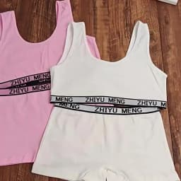 Teenager Girls Lingerie Underwear Sets Kids Students Sports Training Bras Vest+Panties Young Children Puberty Brassiere Panties