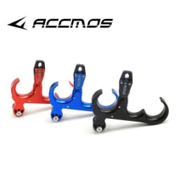 360 Degree 3 Finger 4 Finger Aluminum Alloy Thumb Trigger Grip Finger Bow Release Aids Adjustable Caliper Archery Compound bow
