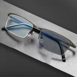Trendy Men's Business Photochromic Myopia Sunglasses Unisex Fashion Anti-blue Light Near Sight Eyewear Minus Diopter Eyeglasses