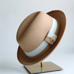Caramel Retro Men's Fedora Spring Hat Unisex Men's Bow Women's Curved Brim Wide Brim Sun Hat Straw Hat Beach Hat sombrero hombre