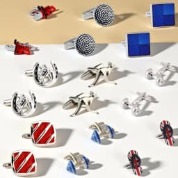 28 Designs Horse Kangaroo Enamel Cufflinks Men Dumbbell Shoe Magic Cuff Links 2 Pairs