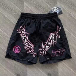 European and American Pure Cotton Flash Printing Casual Sports Men's and Women's Washing Shorts