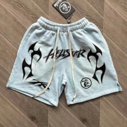 European and American Pure Cotton Flash Printing Casual Sports Men's and Women's Washing Shorts