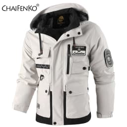 Outdoors Men Comfort Detachable Hat Solid Tops Spring Autumn Simplicity Windproof Casual Coat New Fashion Versatile Jacket Men