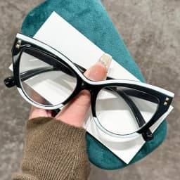 Women's Fashion Oversized Reading Glasses Unisex Luxury Design Presbyopia Plus Diopters Vintage Cat Eye Unisex Glasses