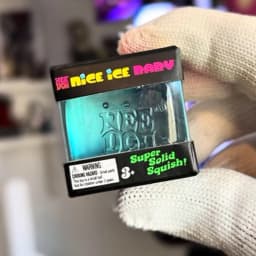 NeeDoh@ 2.5 CM/1 IN. Nice Ice Sensory Squeeze Single Mini Nice Cube in Assorted Colors Anti-Stress Pressure Relief For Adults