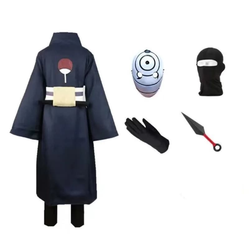 Anime Peripheral Naruto Clothing Student Version Xiao Organization Obito Cosplay Costume White Mask Cosplay Costume