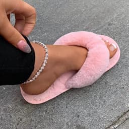 Winter Women House Slippers Faux Fur Warm Flat Shoes Female Slip Home Ladies Slippers Size 36-43 Wholesale