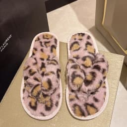 Winter Women House Slippers Faux Fur Warm Flat Shoes Female Slip Home Ladies Slippers Size 36-43 Wholesale