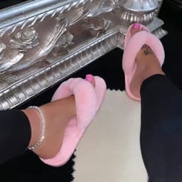 Winter Women House Slippers Faux Fur Warm Flat Shoes Female Slip Home Ladies Slippers Size 36-43 Wholesale