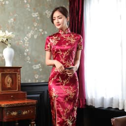 Chinese Style Qipao Sexy Women Plus Size Cheongsam Vintage Classic Chinese Dress Dragon And Phoenix Long Vestidos 4XL
