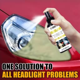 100ml Ceramic Headlight Restoration Spray, Premium Car Headlight Repair Tool - Removes Yellowing and Oxidation, Restores Clarity