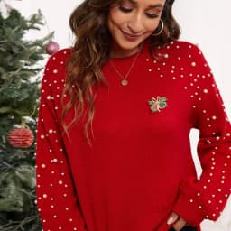 2026 New Christmas Jewelry Fashion Sweet Alloy Enamel Rhinestone Christmas Bells Brooch Pin For Women Clothing Accessories