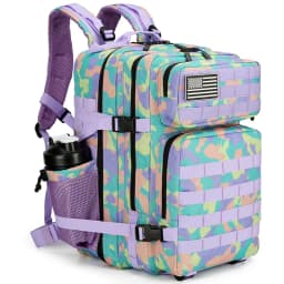LHI 45L/35L/25L Tactical Backpack for Men and Women Waterproof Athlete Gym Outdoor Bag Travel Hiking Rucksack with Bottle Holder