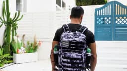 LHI 45L/35L/25L Tactical Backpack for Men and Women Waterproof Athlete Gym Outdoor Bag Travel Hiking Rucksack with Bottle Holder