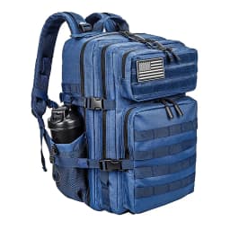 LHI 45L/35L/25L Tactical Backpack for Men and Women Waterproof Athlete Gym Outdoor Bag Travel Hiking Rucksack with Bottle Holder