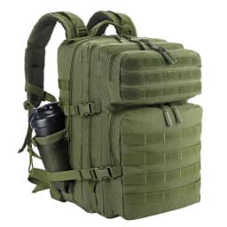 LHI 45L/35L/25L Tactical Backpack for Men and Women Waterproof Athlete Gym Outdoor Bag Travel Hiking Rucksack with Bottle Holder