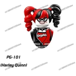 BEAST KINGDOM Clown Ivy Batman Harley Quinn Catwoman Robin Bricks Cartoon Character building block Birthday Present PG129