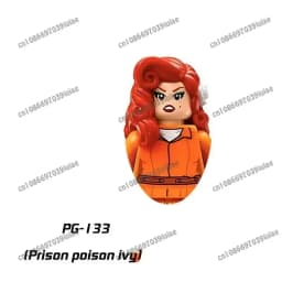 BEAST KINGDOM Clown Ivy Batman Harley Quinn Catwoman Robin Bricks Cartoon Character building block Birthday Present PG129