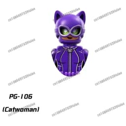 BEAST KINGDOM Clown Ivy Batman Harley Quinn Catwoman Robin Bricks Cartoon Character building block Birthday Present PG129