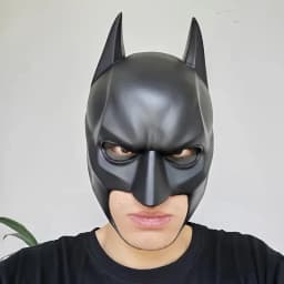 Bat Mask Headgear Latex Material Adult Halloween Cosplay Props Bruce Wayne Full Head Mask Masquerade Camouflage Party Costume
