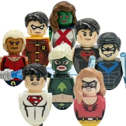 Avengers: Samurai, Angel, Crocodile, Mutant, Red Arrow Hero, Ocean Youth Puzzle Toy, Desktop Handheld Toy