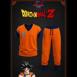 New Dragon Ball Son Goku Cosplay 3D Hoodie and pants Set Men And Women Casual Sports Set Oversized Quick Drying Training Set 