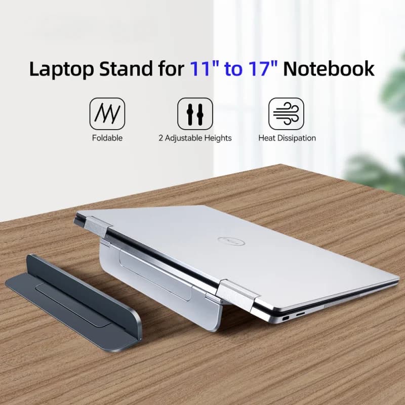 Portable Laptop Stand Adjustable Riser Foldable Notebook Accessories Support for 11/13/17 Inch Macbook ABS Lnvisible Bracket